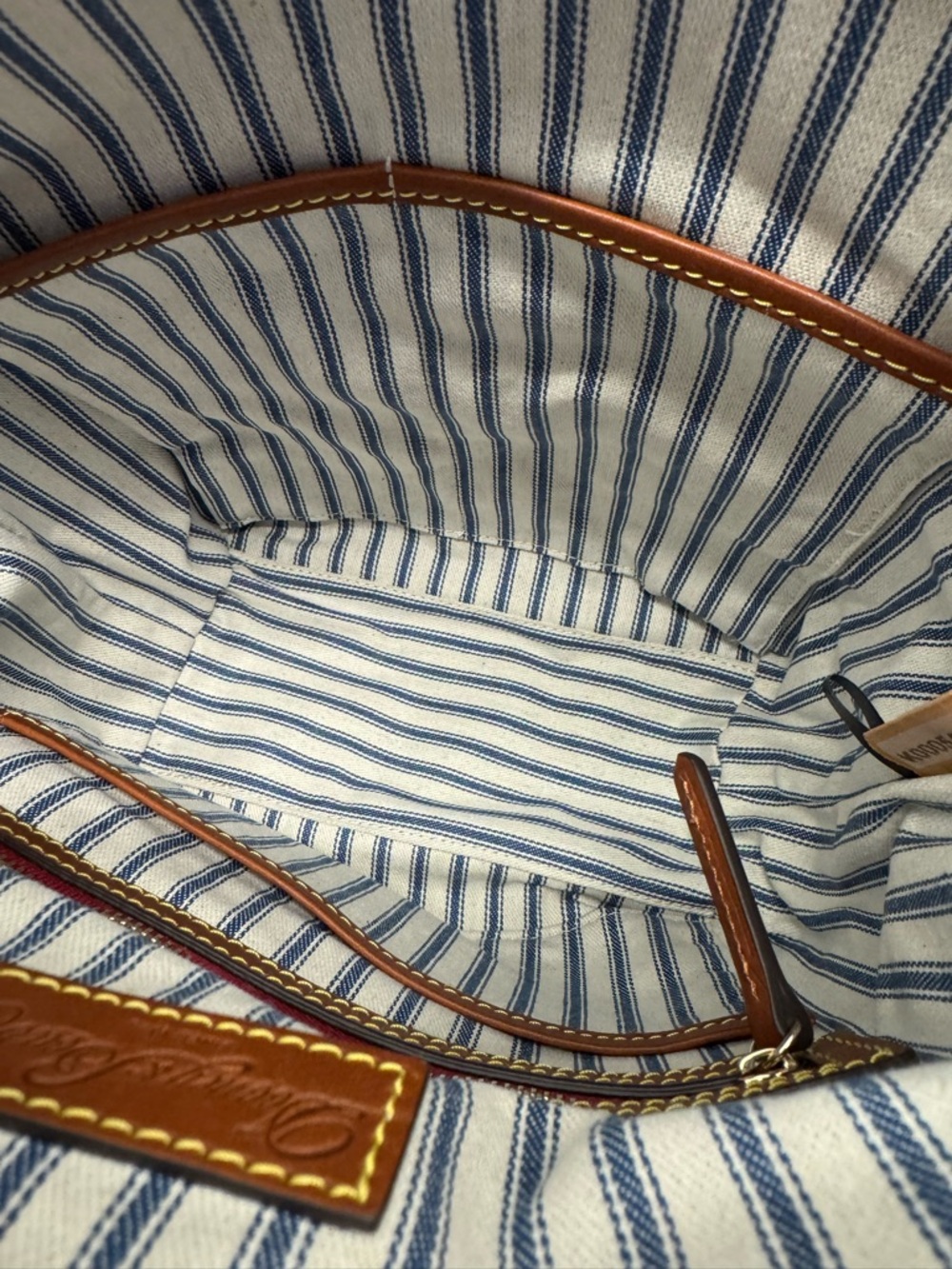 Dooney & Bourke Wayfarer Small Nylon Hobo Crossbody with Leather Trim - Picture 8 of 9
